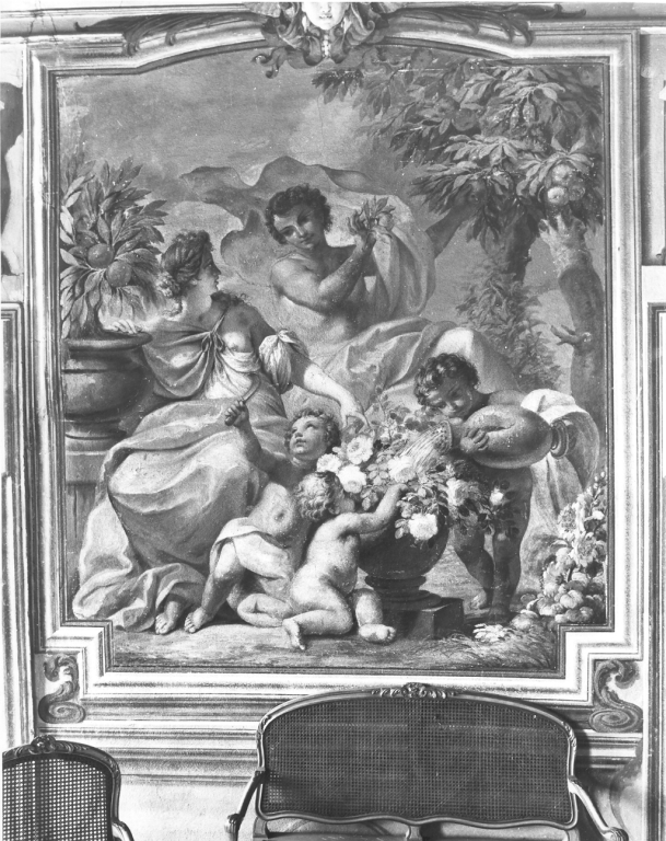 L'Inverno e la Primavera (dipinto) di Valeriani Giuseppe (sec. XVIII)