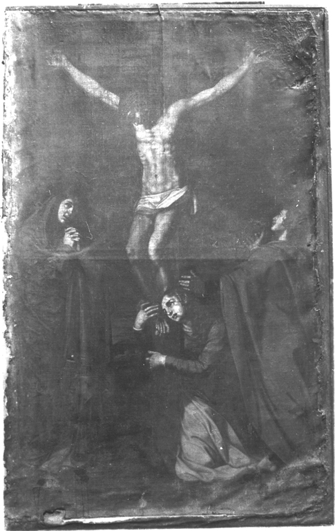 crocifissione di Cristo (dipinto) - ambito laziale (sec. XVII)