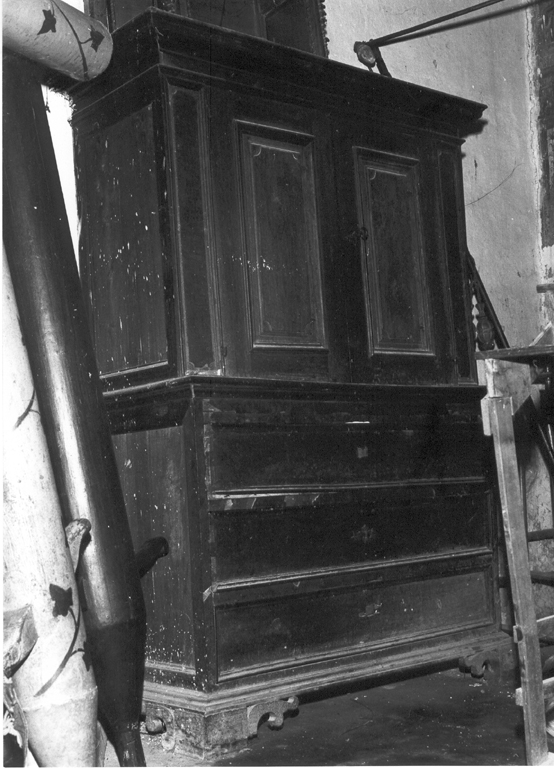 mobile da sacrestia - ambito laziale (fine sec. XVI)