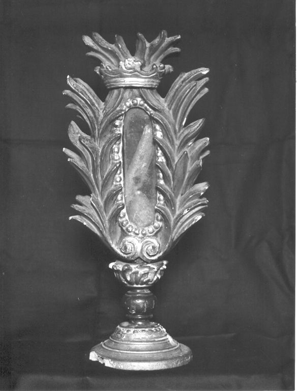 reliquiario - a ostensorio, serie - ambito laziale (prima metà sec. XIX)