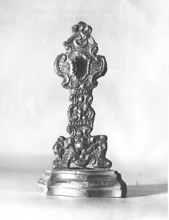 reliquiario - a ostensorio - ambito laziale (sec. XVIII)