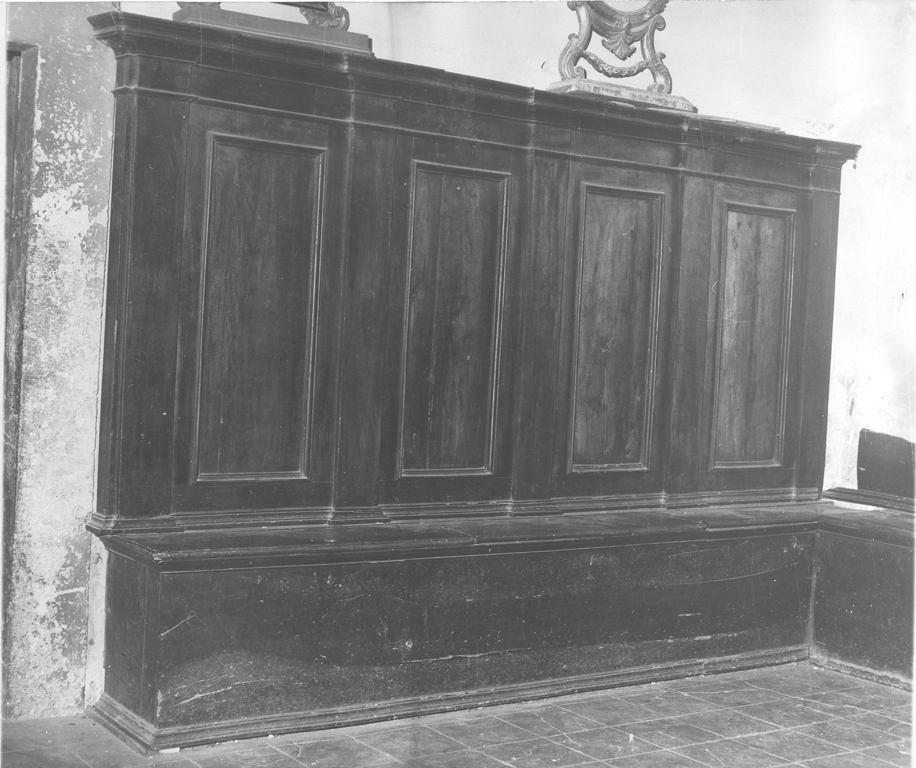 mobile da sacrestia, serie - ambito laziale (secc. XVII/ XVIII)