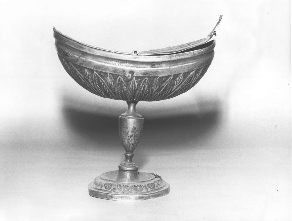 navicella portaincenso - ambito romano (sec. XVIII)