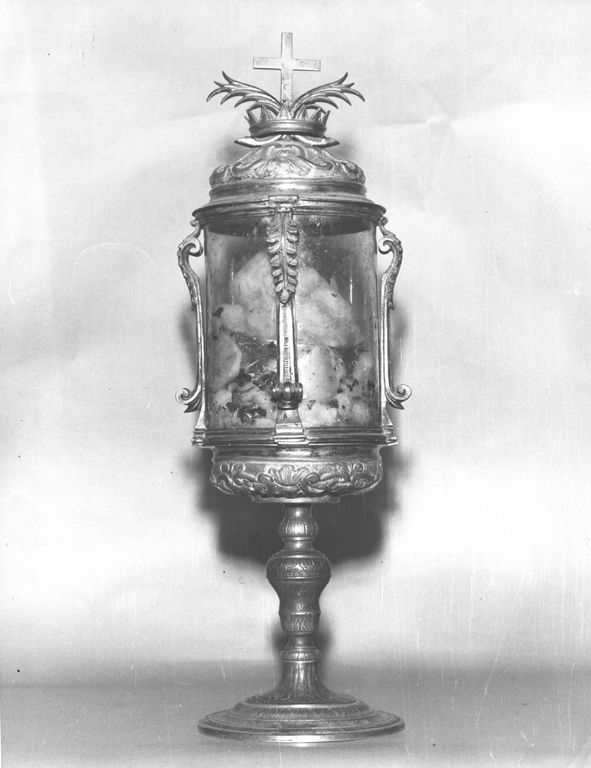 ampolla di pellegrinaggio - ambito laziale (sec. XVIII)