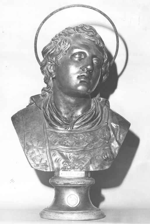 reliquiario - a busto - ambito laziale (fine sec. XVIII)