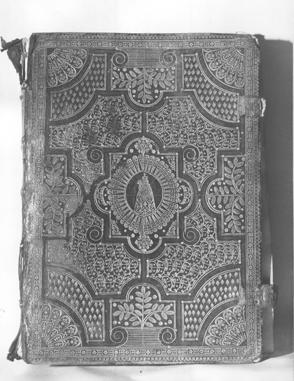 coperta di libro - ambito laziale (ultimo quarto sec. XVII)