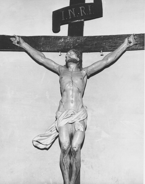 Cristo crocifisso (croce) - ambito laziale (sec. XIX)