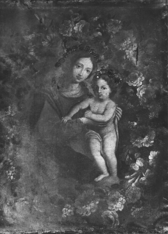 Madonna con Bambino (dipinto) - ambito romano (sec. XVII)