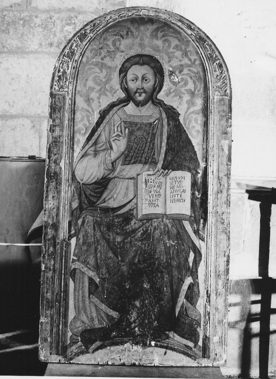 Cristo Salvatore (dipinto) - ambito laziale (sec. XVI, sec. XVII)