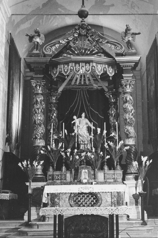 baldacchino architettonico d'altare di Poiret Giovanni (inizio sec. XVII)