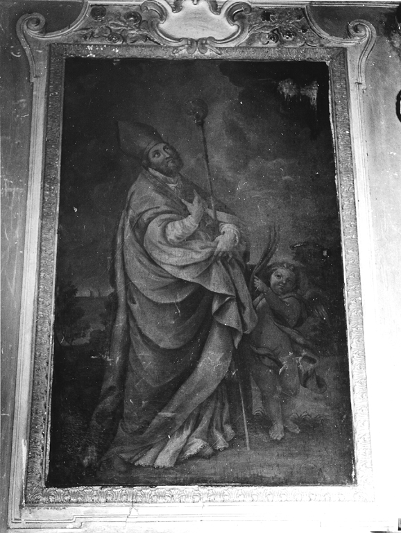 Santo vescovo (dipinto) - ambito laziale (sec. XVIII)