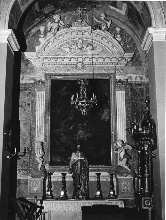 mostra d'altare - ambito laziale (fine/inizio secc. XVII/ XVIII)