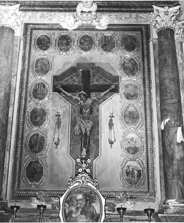 mostra d'altare - ambito laziale (fine/inizio secc. XVII/ XVIII)