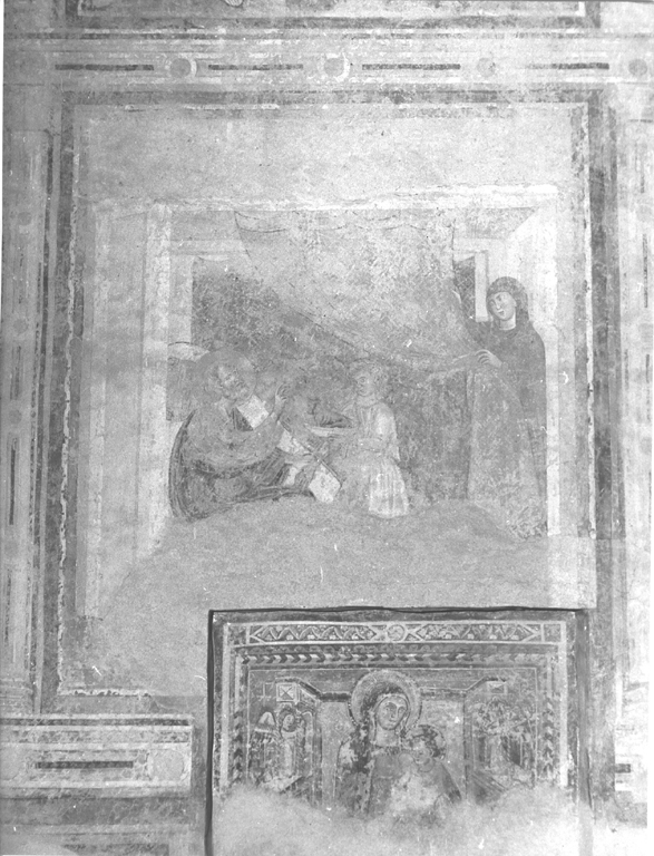 Esaù vende la primogenitura a Giacobbe (dipinto) - ambito romano (fine/inizio secc. XIII/ XIV)