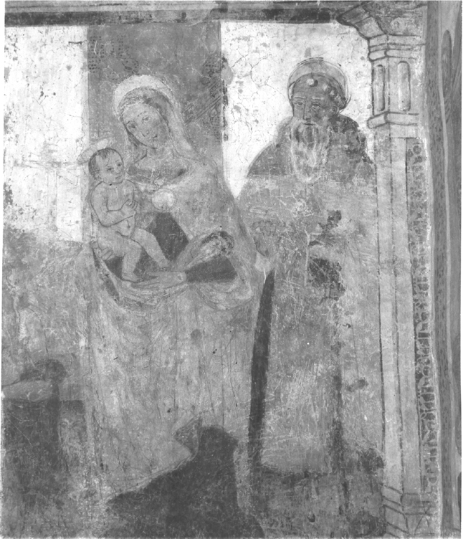 Madonna in trono con Bambino (dipinto) - ambito laziale (fine sec. XV)