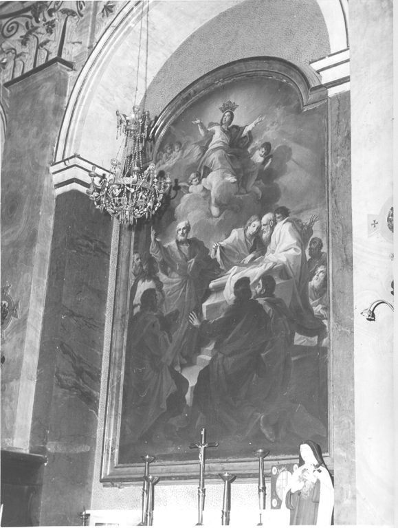 assunzione della Madonna (dipinto) di Pozzi Stefano (attribuito) (sec. XVIII)