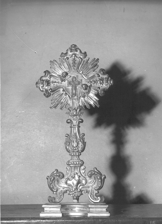 stauroteca - ambito romano (prima metà sec. XVIII)