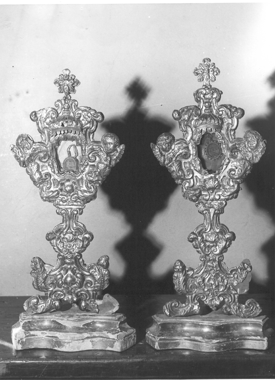 reliquiario - a ostensorio - ambito romano (seconda metà sec. XVIII)