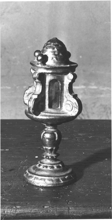 reliquiario - ambito laziale (sec. XVIII)