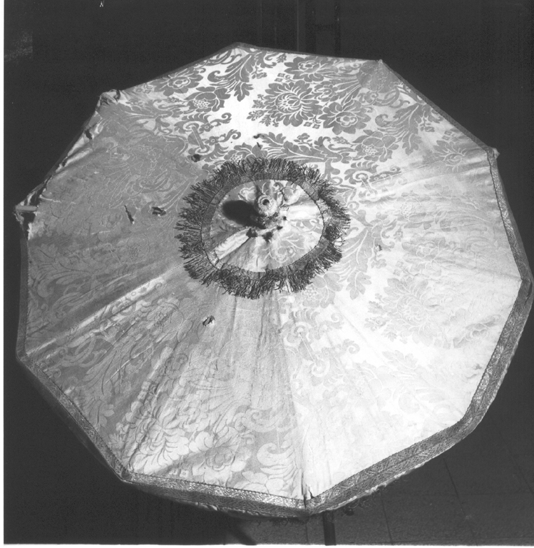 ombrellino processionale - ambito laziale (sec. XVIII)