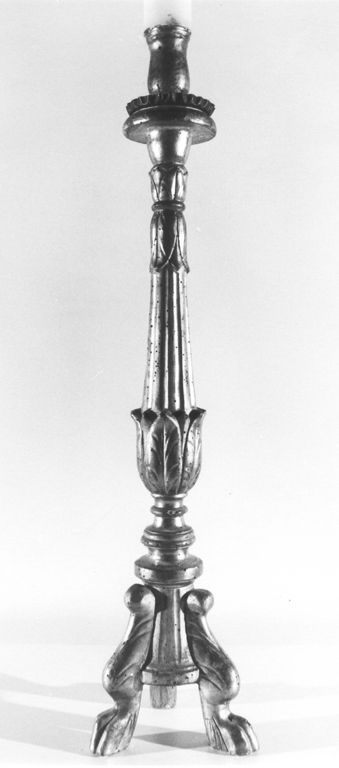 candeliere - ambito laziale (seconda metà sec. XIX)