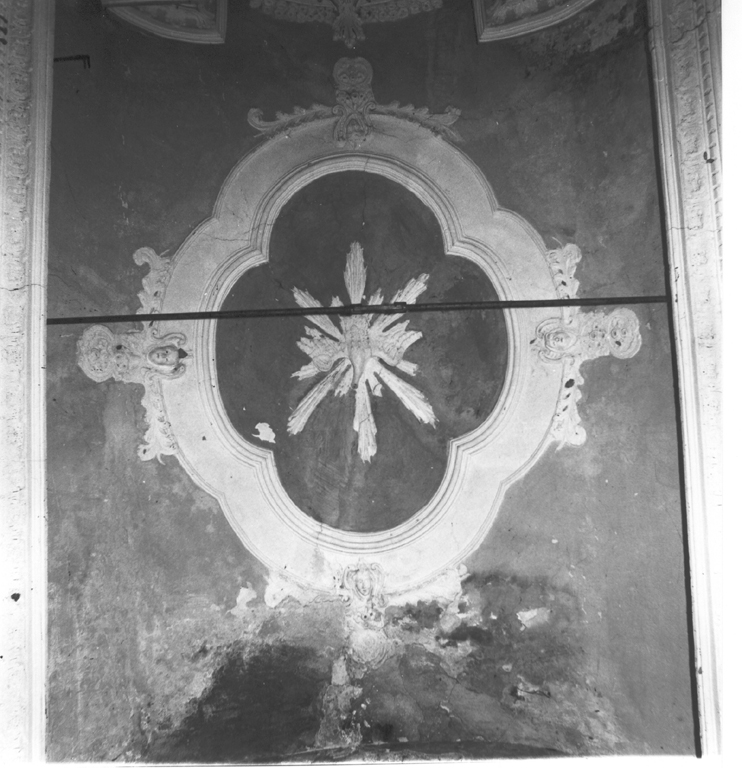 colomba dello Spirito Santo (decorazione plastica) - ambito laziale (prima metà sec. XVIII)