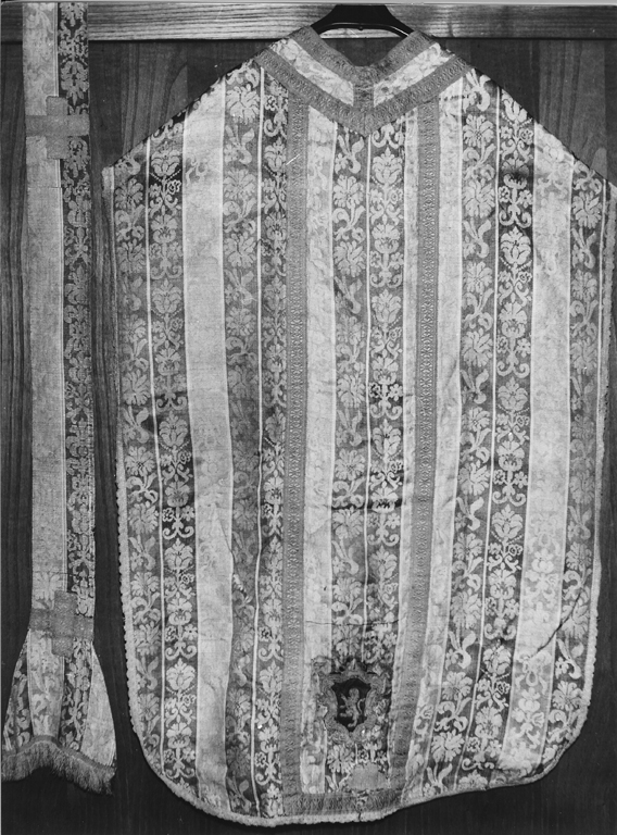 paramento liturgico, insieme - manifattura romana (sec. XVII)