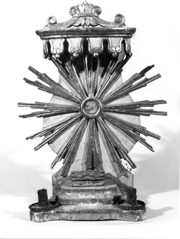 tronetto per esposizione eucaristica - ambito laziale (sec. XVIII)