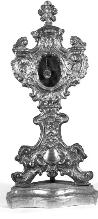 reliquiario - a ostensorio, serie - ambito laziale (sec. XVIII)