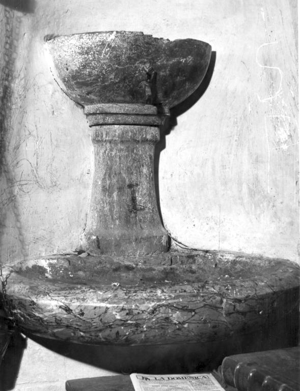 lavabo - a parete - ambito laziale (sec. XVII)