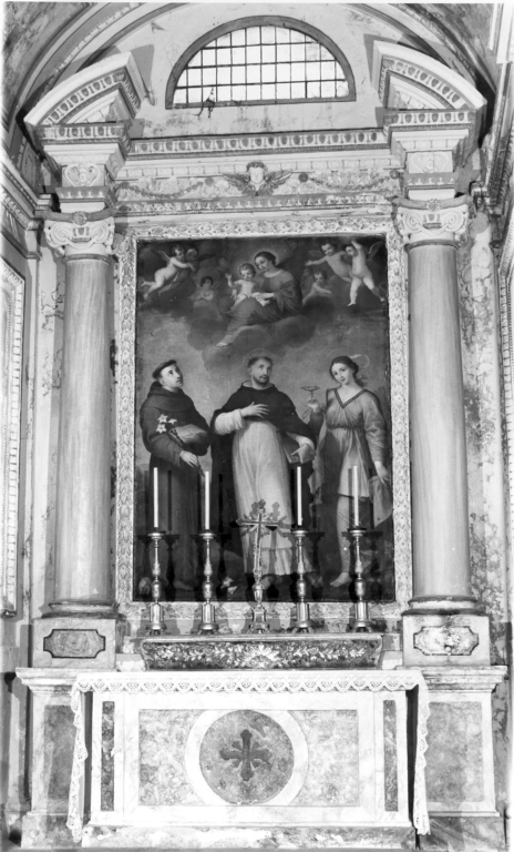 altare - ambito laziale (fine/inizio secc. XVIII/ XIX)