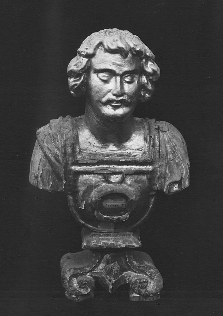 reliquiario - a busto, coppia - ambito laziale (sec. XVII)