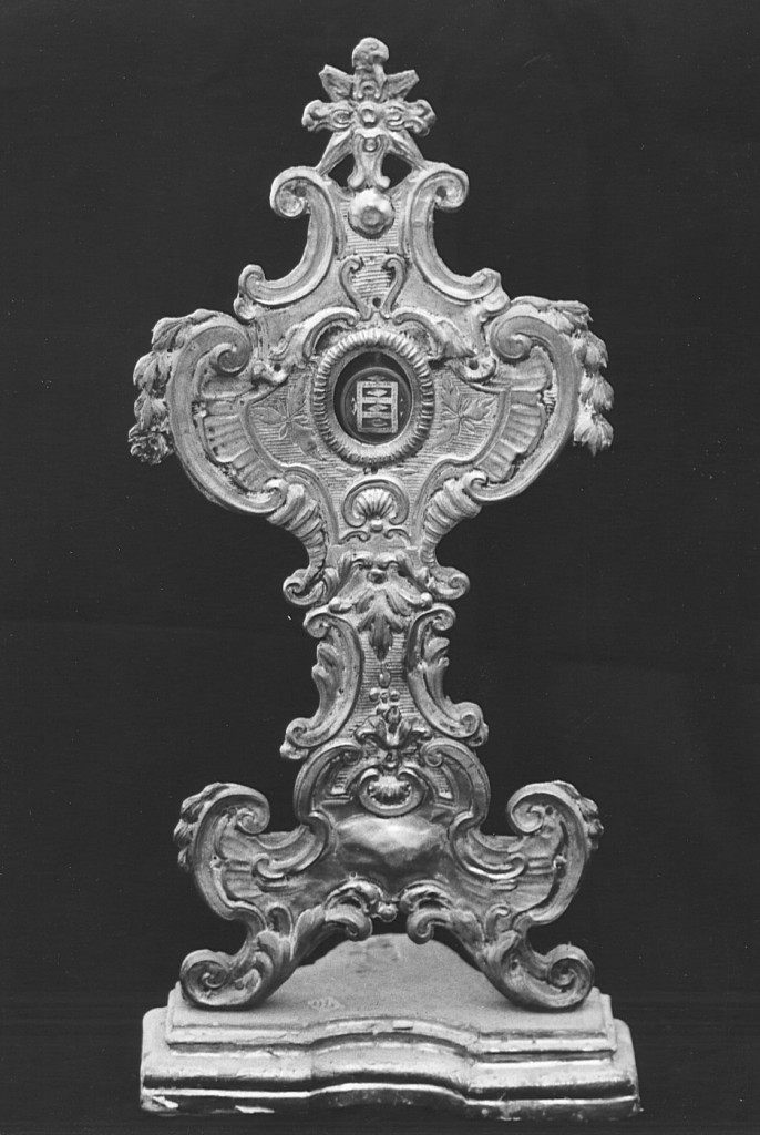 reliquiario - a ostensorio - ambito laziale (fine sec. XVIII)