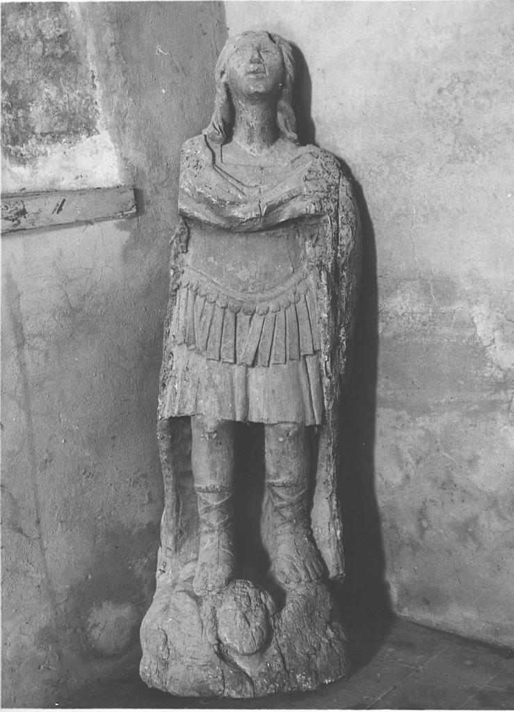 Santo (statua) - ambito laziale (sec. XVII)