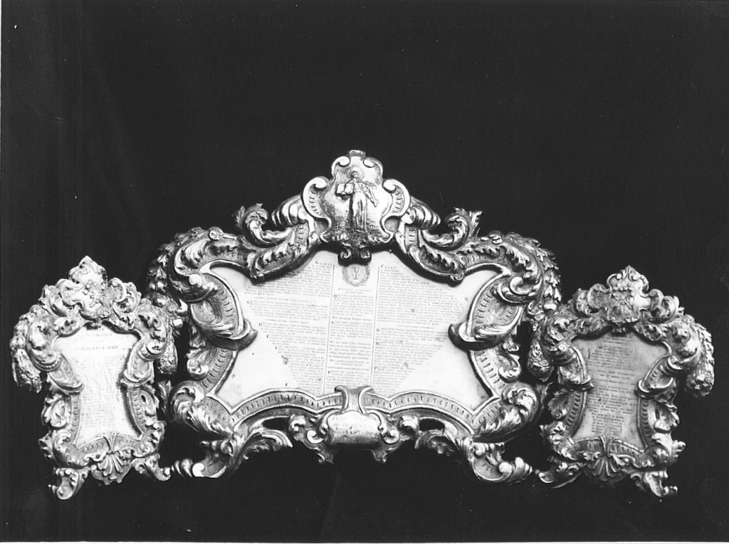 cartagloria - ambito laziale (sec. XVIII)