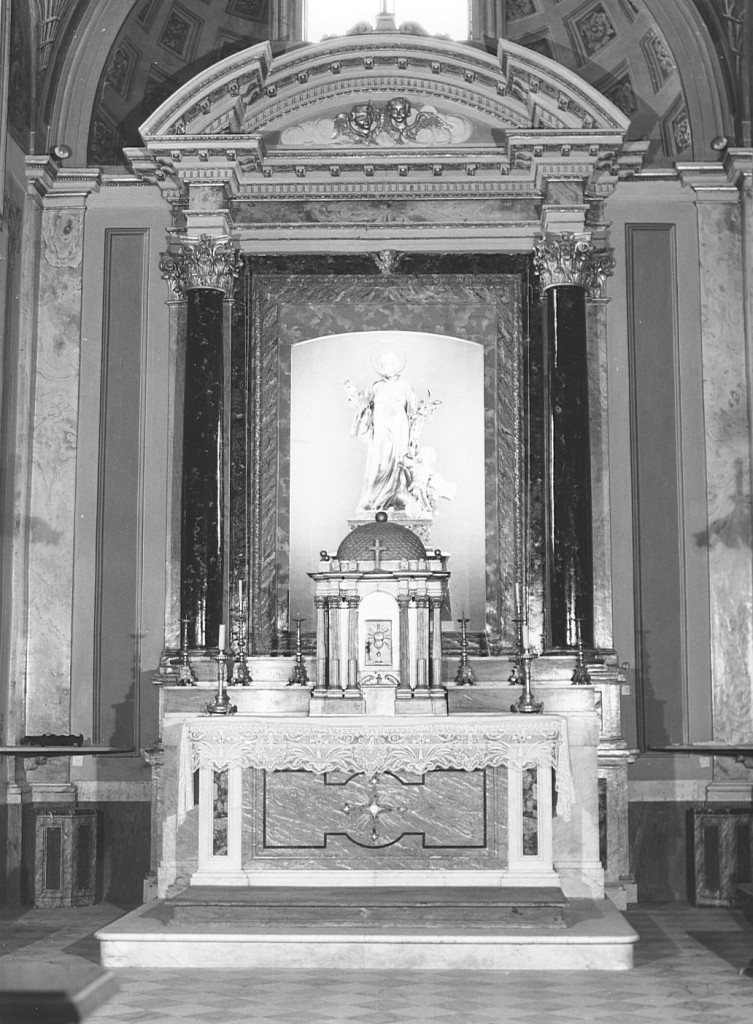 mostra d'altare - ambito laziale (metà sec. XVII)