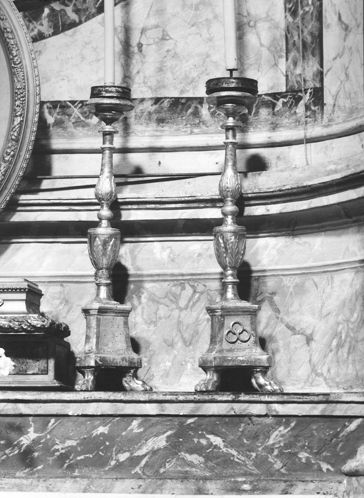 candelabro, serie - ambito laziale (inizio sec. XIX)
