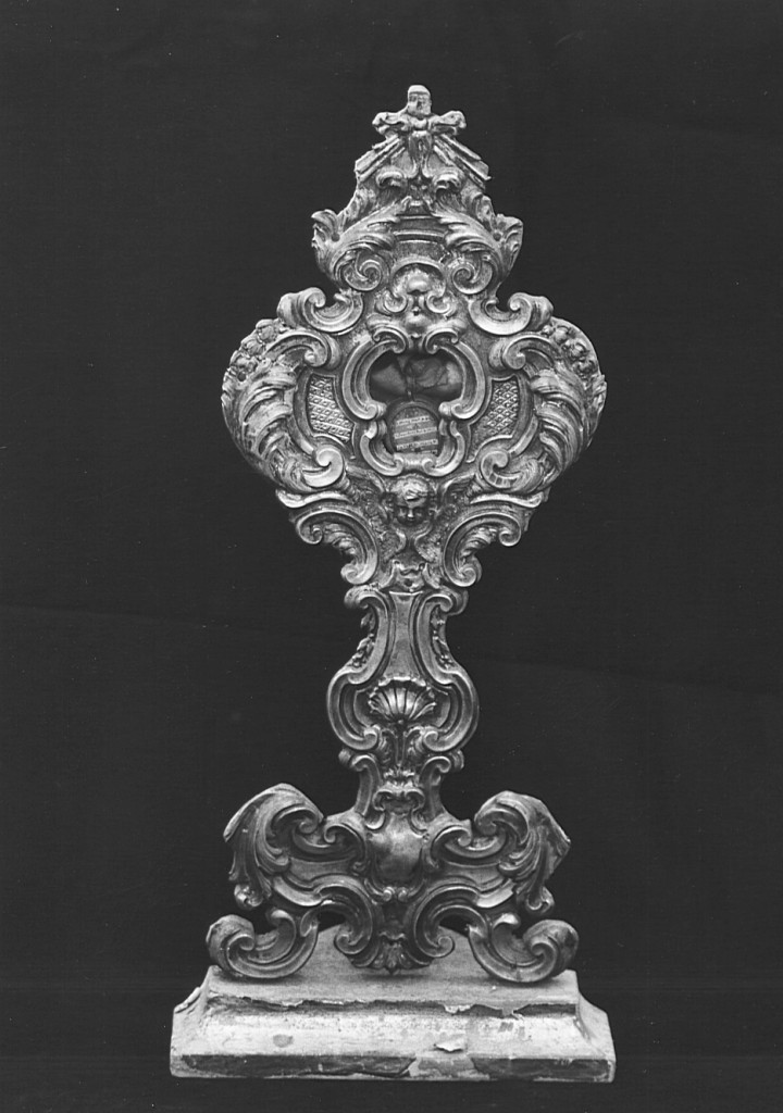 reliquiario - a ostensorio, coppia - ambito laziale (sec. XVIII)