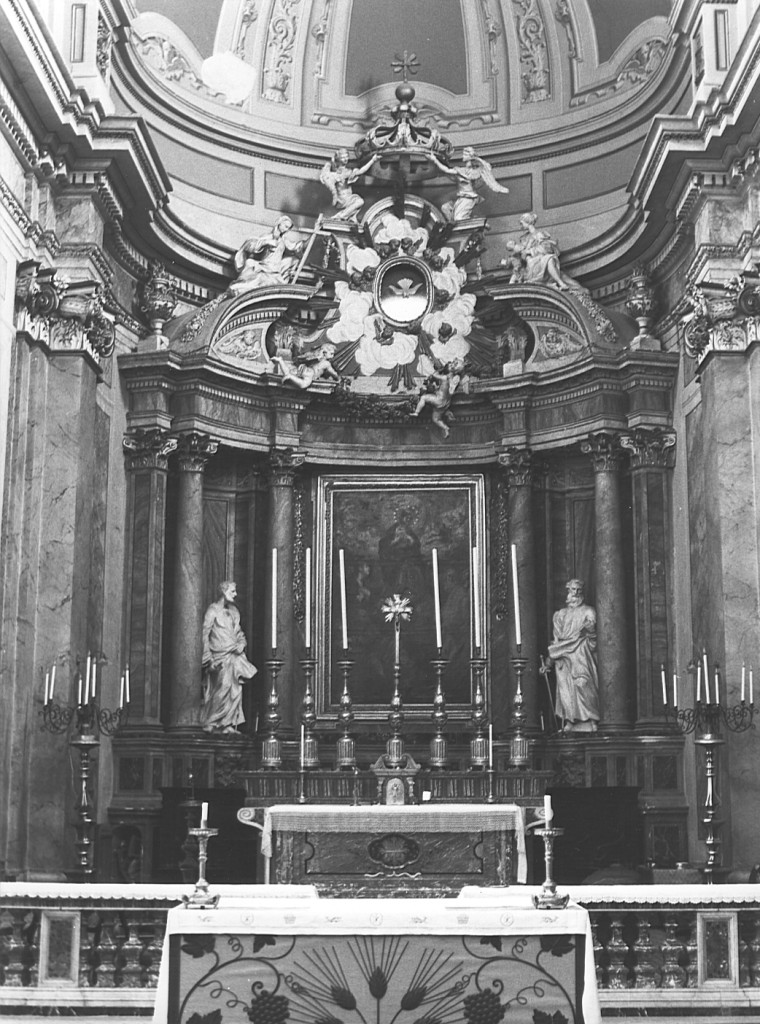 mostra d'altare - ambito laziale (primo quarto sec. XVIII)