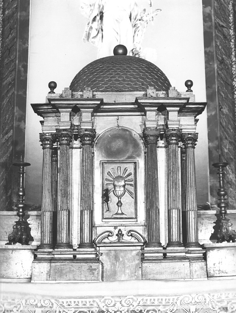 ciborio - ambito laziale (sec. XVII)