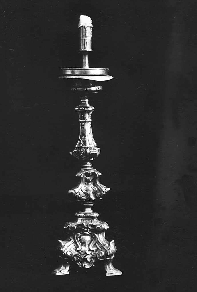 candeliere, serie - ambito laziale (sec. XVIII)