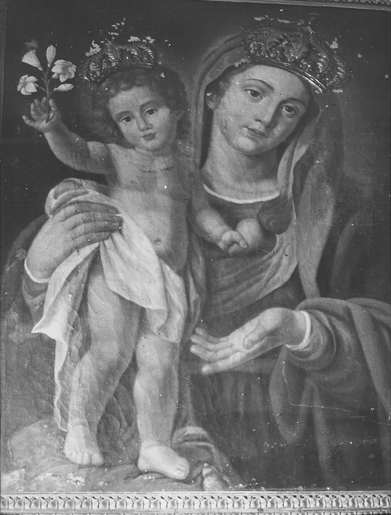 Madonna con Bambino (dipinto) - ambito laziale (fine sec. XIX)