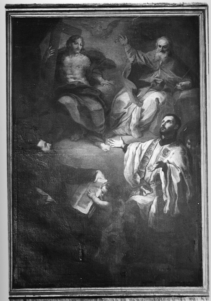 Trinità tra i santi Gaetano e Antonio (dipinto) - ambito laziale (inizio sec. XVIII)