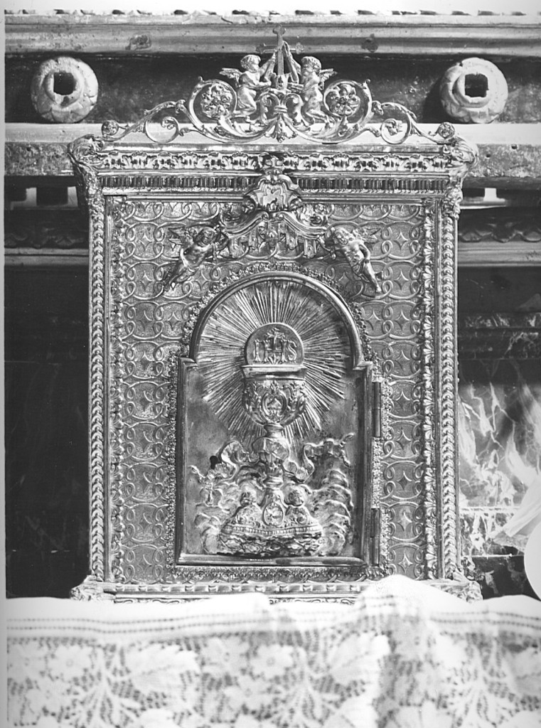 tabernacolo - ambito laziale (seconda metà sec. XIX)