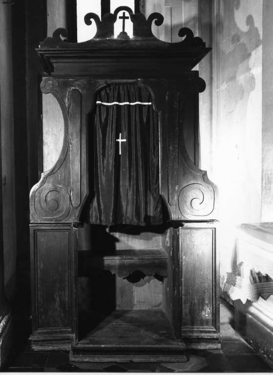 confessionale, serie - manifattura romana (sec. XIX)
