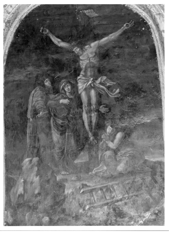 crocifissione (dipinto) - ambito romano (sec. XVIII)