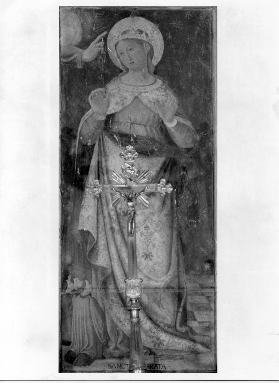 Santa Liberata (dipinto) di Aquili Antonio detto Antoniazzo Romano (attribuito) (sec. XV)