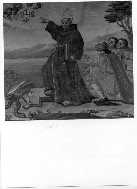 Santo francescano (dipinto, ciclo) - ambito romano (sec. XVIII)