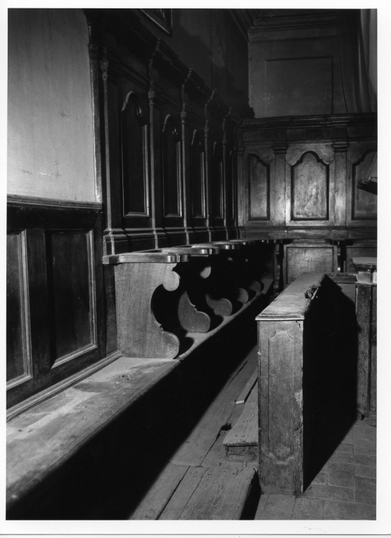 stalli del coro - manifattura romana (sec. XVIII)