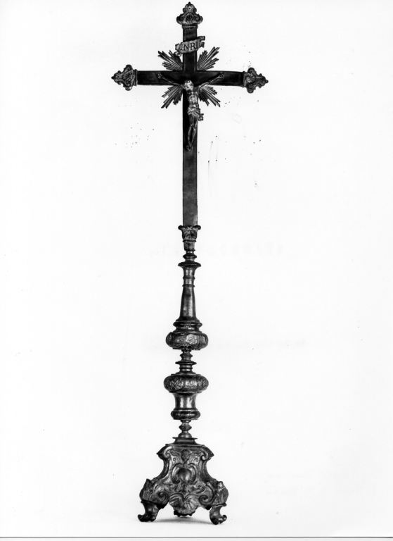 croce d'altare - manifattura romana (sec. XVIII)